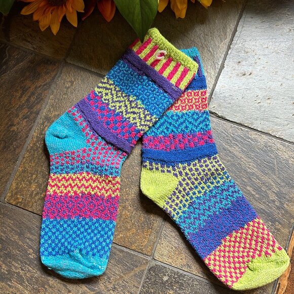 Socklady Sol Mate Hand-Knit Socks in "Bluebell" NWT - Picture 2 of 10